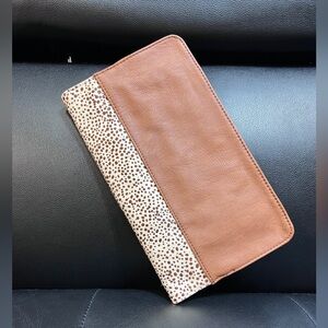 Abercrombie & Fitch Dalmatian Print Clutch/Folio